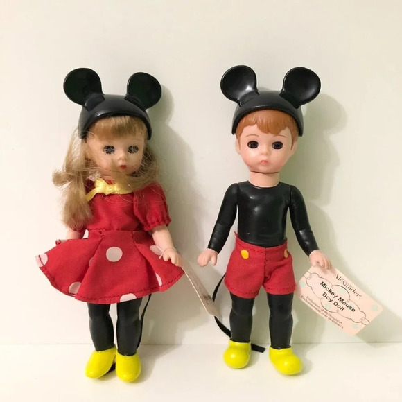 Disney 2004 Mcdonalds Madame Alexander Mickey And Minnie Mouse Dolls - Picture 1 of 16